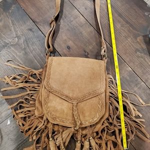 Gently used fringe western style crossbody